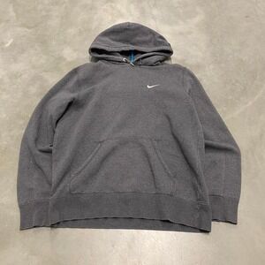 Vintage y2k 90s grey Nike corner check hoodie